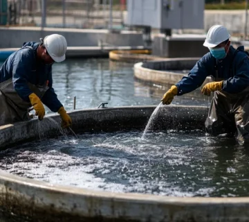 ضدعفونی تجهیزات پرورش ماهی